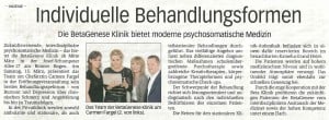 Artikel aus der Verlagsbeilage "Gesundheit" des General-Anzeigers Bonn vom 11. März 2014