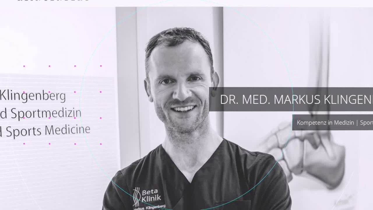 Fettzelltherapie bei Arthrose. Dr.med Markus Klingenberg BETA KLINIK BONN