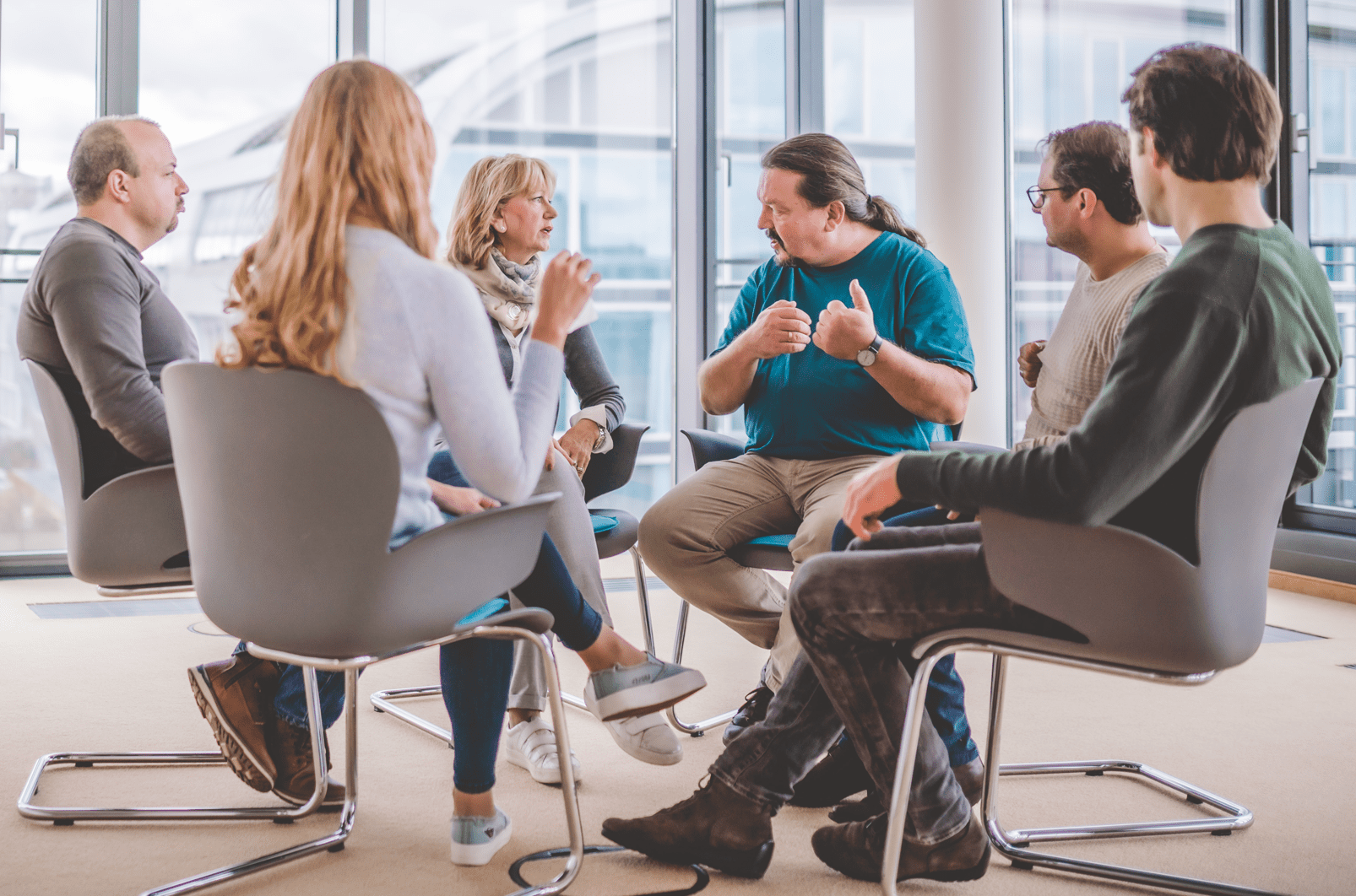 Gruppentherapie in der BetaGenese Klinik