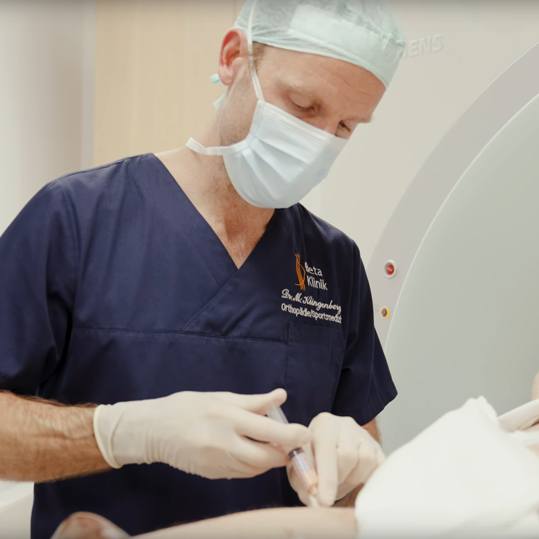 Kniearthrose wird behandelt