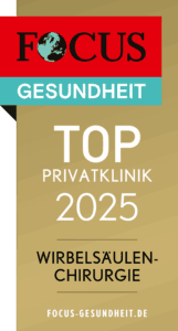 Top Privatklinik 2025 Focus Gesundheit Wirbelsäulen Chirurgie