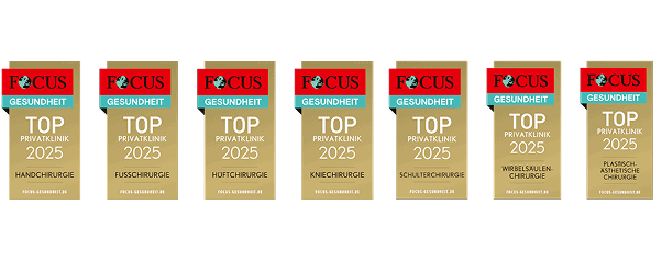Auszeichnungen Focus Gesundheit Top Privatklinik 2025