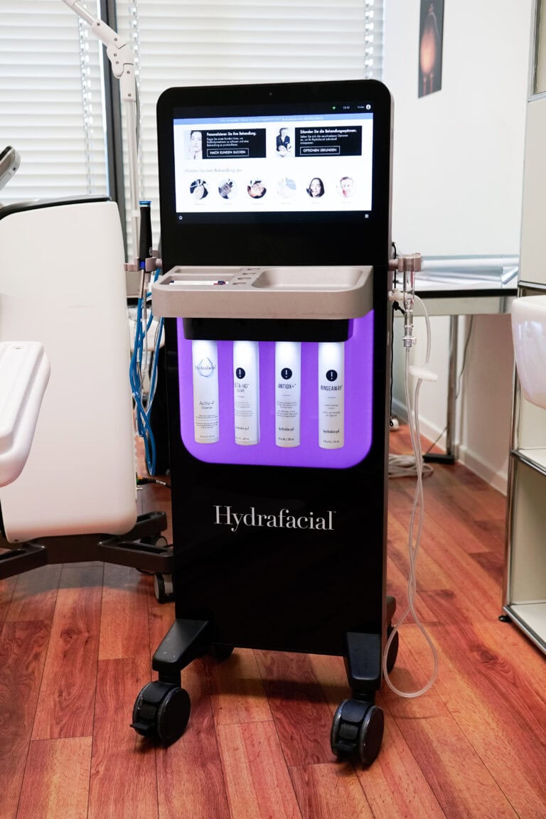 Foto vom Hydrafacial Gerät