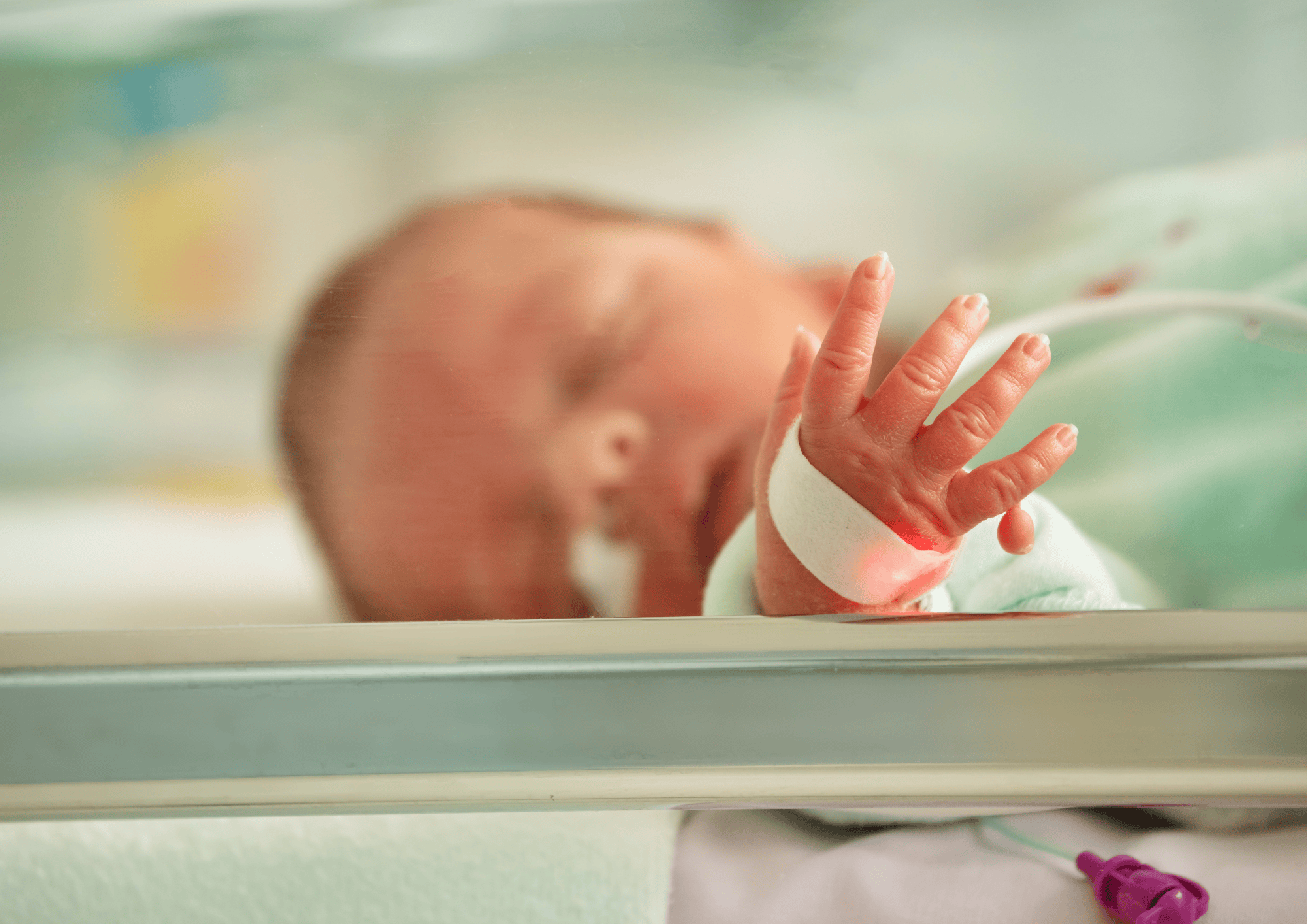 Baby mit angeborenem Herzfehler